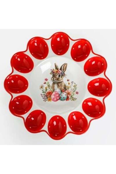 OEM Egg Holder with Easter Bunny Design Ø30 cm