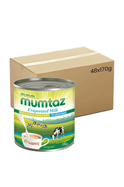 Mumtaz Evaporated Milk 170gm Carton of 48Pcs
