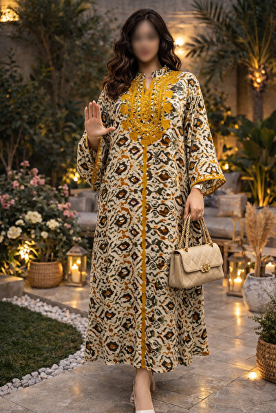 RONZA Women's jalabiya with butterfly sleeves