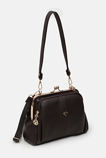 Les Crioch حقيبة يد وكتف وحقيبة كروس نسائية من الجلد الناعم متعددة الأقسام با...