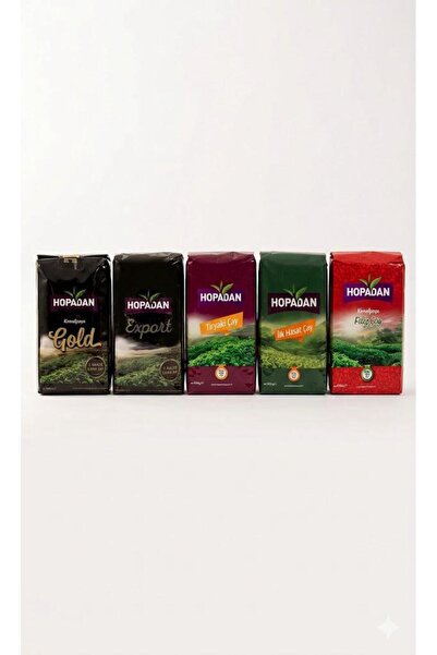 hopadan çay 5-Pack Harvest Package (First Harvest Tea, Kemalpaşa Gold, Sprout...