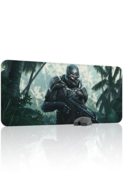 mousepad bastir لوحة ماوس الألعاب المطاطية المخيطة Crysis مانع للانزلاق V2 - ...