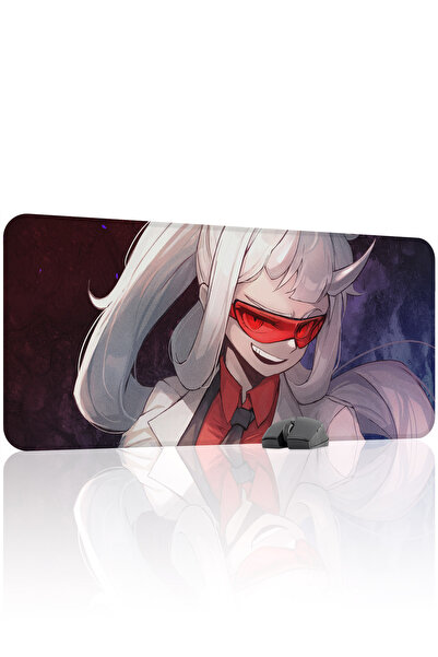 mousepad bastir لوحة ماوس الألعاب المطاطية Helltaker مانع للانزلاق V5 - 90x40...