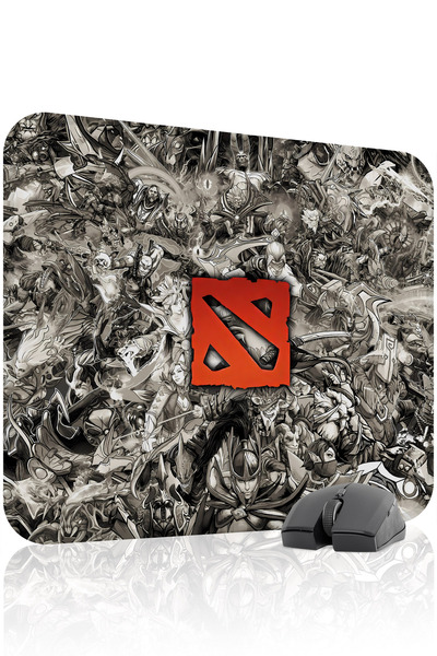 mousepad bastir لوحة ماوس الألعاب المطاطية Dota 2 مانع للانزلاق Stitched Rubb...