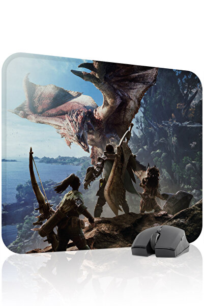mousepad bastir Monster Hunter: World Stitched Rubber Gaming Mousepad V1 - 48...