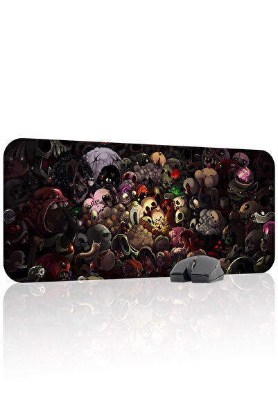 mousepad bastir Binding of Isacc Αντιολισθητικό Ραμμένο Λαστιχένιο Mousepad V...