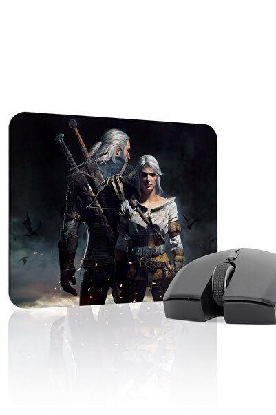 mousepad bastir لوحة ماوس مطاطية للألعاب من Witcher 3 ذات مانع للانزلاق غرزة ...