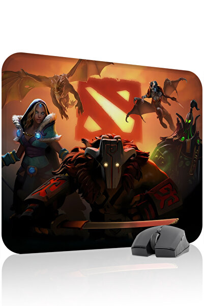 mousepad bastir لوحة ماوس الألعاب المطاطية Dota 2 مانع للانزلاق Stitched Rubb...