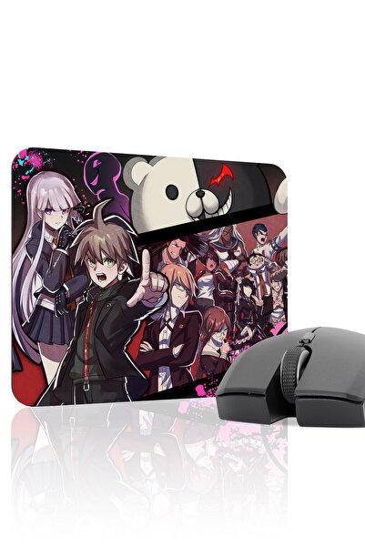 mousepad bastir لوحة ماوس الألعاب المطاطية المخيطة Danganronpa مانع للانزلاق ...