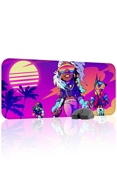 mousepad bastir لوحة ماوس الألعاب المطاطية Brawlhalla مانع للانزلاق Dikişli V...