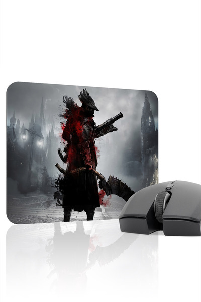 mousepad bastir Mousepad pentru jocuri Bloodborne antialunecare Stitched Rubb...