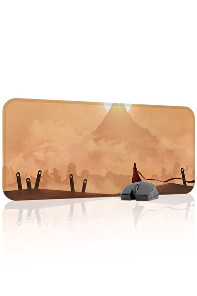 mousepad bastir لوحة ماوس الألعاب المطاطية المخيطة Journey مانع للانزلاق V3 -...