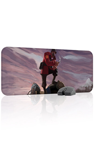 mousepad bastir لوحة ماوس مطاطية مخيطة للألعاب من تيم فورتريس مانع للانزلاق V...