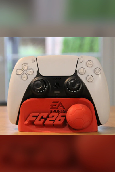 Genç 3D FIFA 26 FC 26 Temalı PS5 DualSense Oyun Kolu Standı | Futbol Topu ve ...