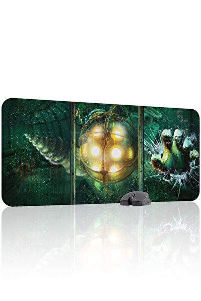 mousepad bastir Bioshock Non-Slip Stitched Rubber Gaming Mousepad V5 - 90X40 ...