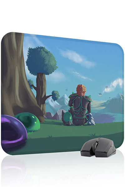 mousepad bastir لوحة ماوس الألعاب المطاطية المخيطة من تيراريا مانع للانزلاق V...