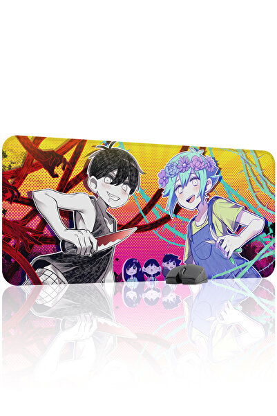 mousepad bastir لوحة ماوس ألعاب مطاطية مخيطة من أوموري مانع للانزلاق V5 - 90x...