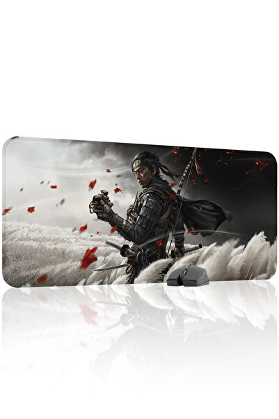 mousepad bastir لوحة ماوس الألعاب المطاطية Ghost of Tsushima مانع للانزلاق Di...