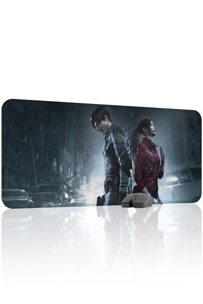mousepad bastir لوحة ماوس الألعاب المطاطية المخيطة من Resident Evil مانع للان...