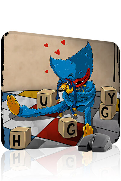 mousepad bastir لوحة ماوس الألعاب المطاطية المخيطة من Poppy Playtime مانع للا...