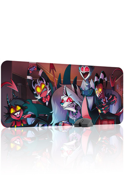 mousepad bastir Helluva Boss Kaymaz Dikişli Kauçuk Oyuncu Mousepad V4 - 90x40...