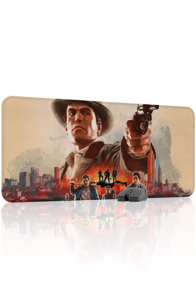 mousepad bastir لوحة ماوس الألعاب المطاطية المخيطة Mafia مانع للانزلاق V1 - 9...