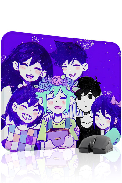 mousepad bastir لوحة ماوس أوموري مانع للانزلاق مطاطية مخيطة V1 - 48X40 XL لوح...