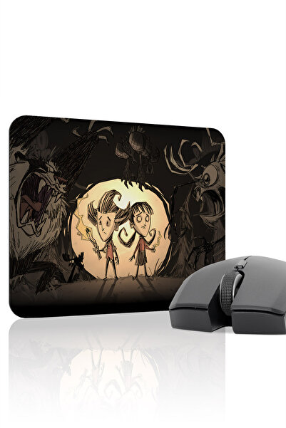 mousepad bastir لوحة ماوس الألعاب المطاطية المخيطة V1 من Don't Starve مانع لل...