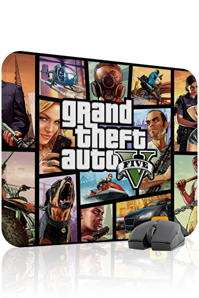 mousepad bastir GTA 5 antialunecare Mousepad pentru jucători din cauciuc cusu...