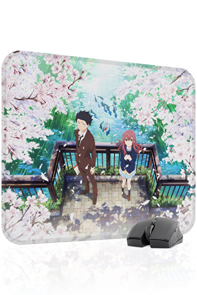 mousepad bastir لوحة ماوس للألعاب من المطاط المخيط من نوع Koe no Katachi مانع...