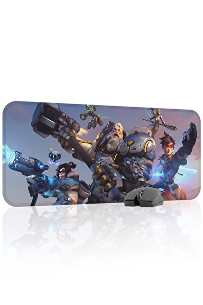 mousepad bastir لوحة ماوس الألعاب المطاطية المخيطة من أوفر واتر مانع للانزلاق...