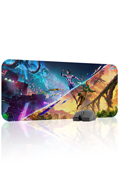 mousepad bastir لوحة ماوس الألعاب المطاطية المخيطة من سبليت فيكشن مانع للانزل...