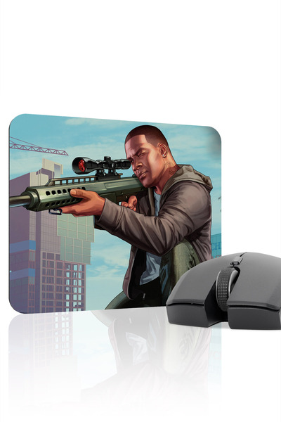 mousepad bastir لوحة ماوس للألعاب من المطاط المخيط GTA 5 مانع للانزلاق V4 - 2...