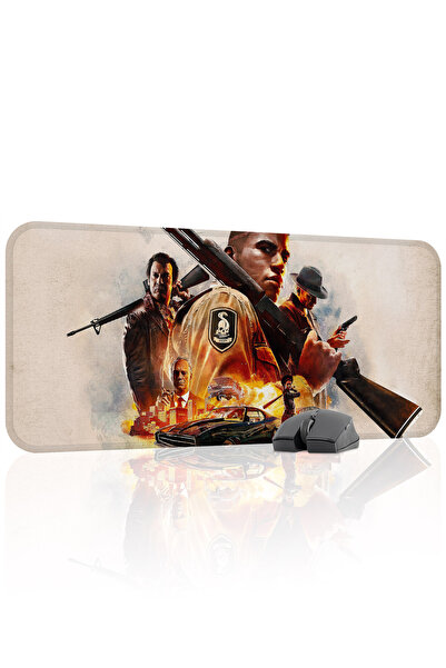mousepad bastir لوحة ماوس الألعاب المطاطية المخيطة Mafia مانع للانزلاق V3 - 7...