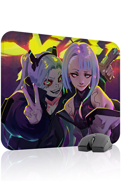 mousepad bastir Cyberpunk Edge Table Runner S Stitched Rubber Gaming Mousepad...