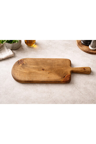 kılıç ahşap CNC & LAZER Rustic Wooden Presentation Board with Handle - Cuttin...