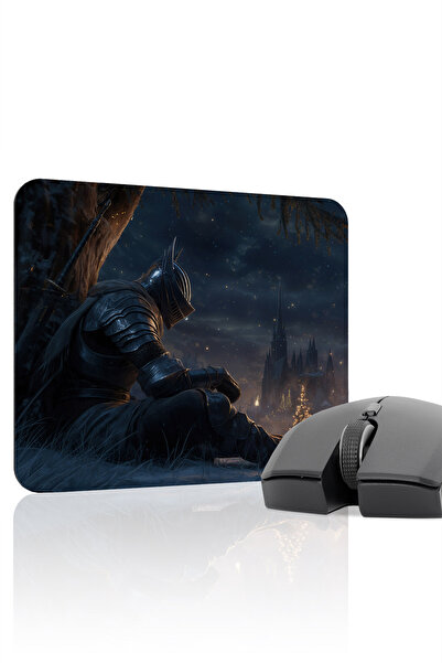 mousepad bastir لوحة ماوس الألعاب المطاطية ذات مانع للانزلاق خياطة من Dark So...