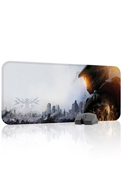 mousepad bastir لوحة ماوس الألعاب المطاطية المخيطة من هالو مانع للانزلاق V5 -...