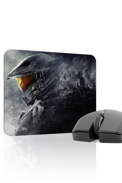 mousepad bastir لوحة ماوس الألعاب المطاطية المخيطة من هالو مانع للانزلاق V4 -...