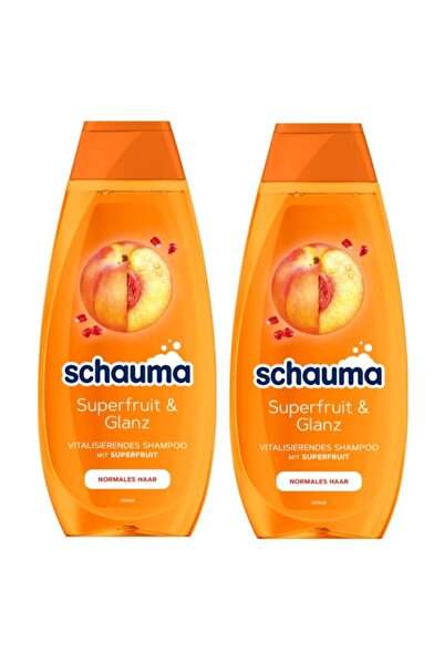 Schauma Shampoo with Fruit Extracts and Vitamins 400 ml X 2 Pieces