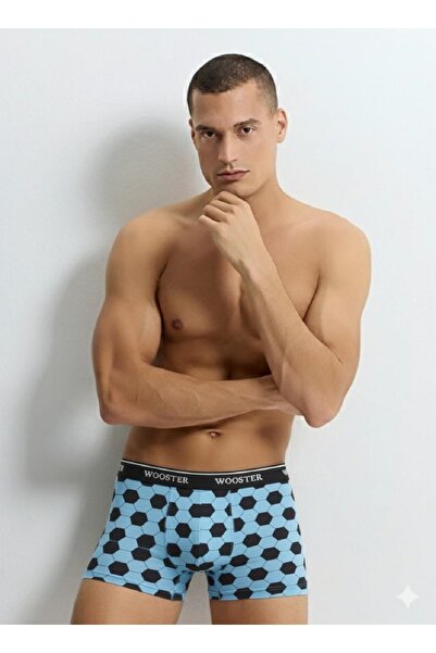 Wooster YUKSEK KALİTE şık Erkek boxer Seksi Fantezi futball Boxer - Pamuklu, ...