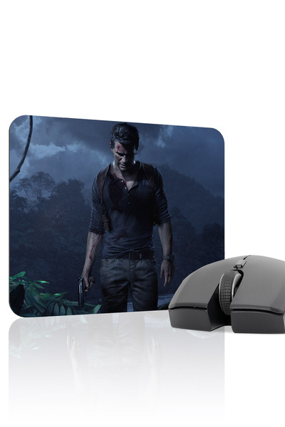 mousepad bastir Uncharted Non-Slip Stitched Rubber Gaming Mousepad V2 - 22X18...
