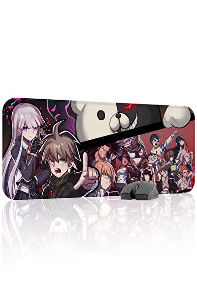 mousepad bastir لوحة ماوس الألعاب المطاطية المخيطة Danganronpa مانع للانزلاق ...