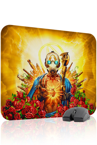 mousepad bastir لوحة ماوس الألعاب المطاطية Borderlands مانع للانزلاق V1 - 48X...