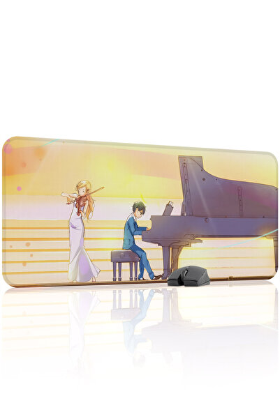 mousepad bastir لوحة ماوس الألعاب Your Lie in April مانع للانزلاق المصنوعة من...