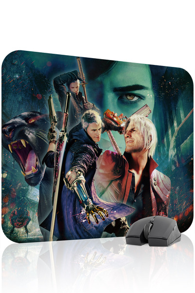 mousepad bastir Devil May Cry Non-Slip Stitched Rubber Gaming Mousepad V1 - 4...