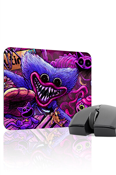 mousepad bastir لوحة ماوس الألعاب المطاطية المخيطة من Poppy Playtime مانع للا...