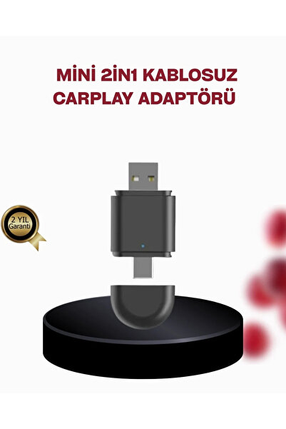 Epilons Ασύρματος προσαρμογέας Carplay – Μετατροπέας Plug & Play με τεχνολογί...