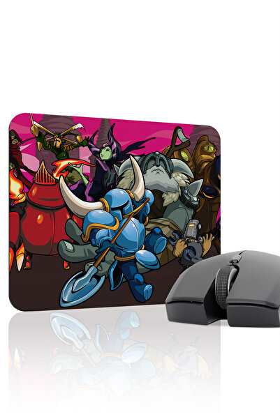 mousepad bastir لوحة ماوس مطاطية للألعاب من Shovel Knight مانع للانزلاق Dikiş...