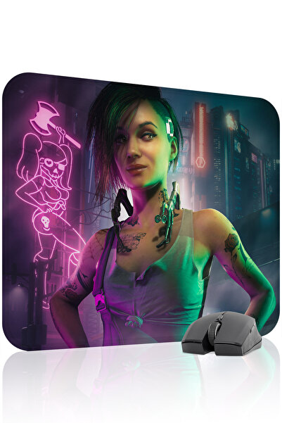 mousepad bastir Cyberpunk 2077 Mousepad pentru jocuri din cauciuc cu antialun...